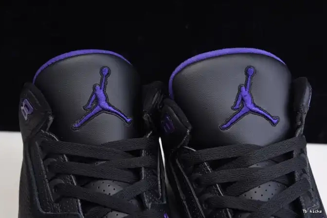 Reps TBK CT8532-050 Court Jordan Retro 3 Purple Air Black 0404